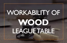 Blog Post: Wood Workability League Table